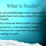 What is health and its importance